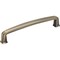 Jeffrey Alexander 128 mm Center-to-Center Brushed Antique Brass Square Milan 1 Cabinet Pull 1092-128AB - alternate 1